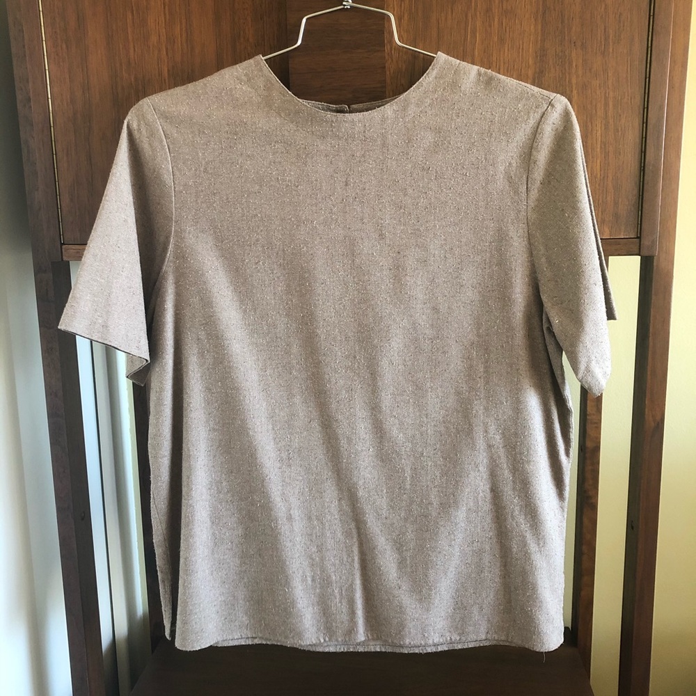 vintage • raw silk tee